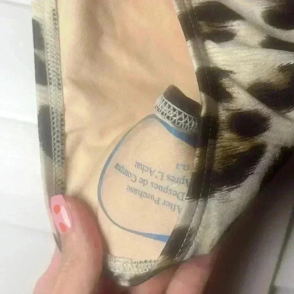 Vince Camuto Leopard Print Bikini Bottoms Size Small NWT - Picture 4 of 9